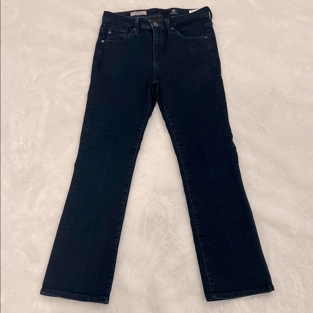 AG Adriano Goldschmied The Stacy Mid-Rise Straight Indigo Jeans size 26R